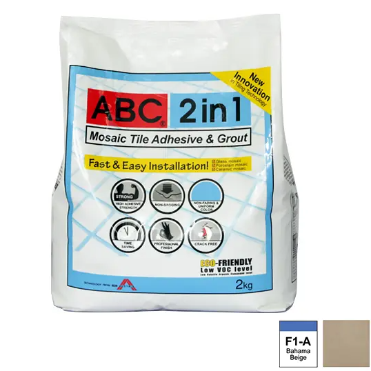 ABC GROUT F1 BAHAMA BEIGE 2KG